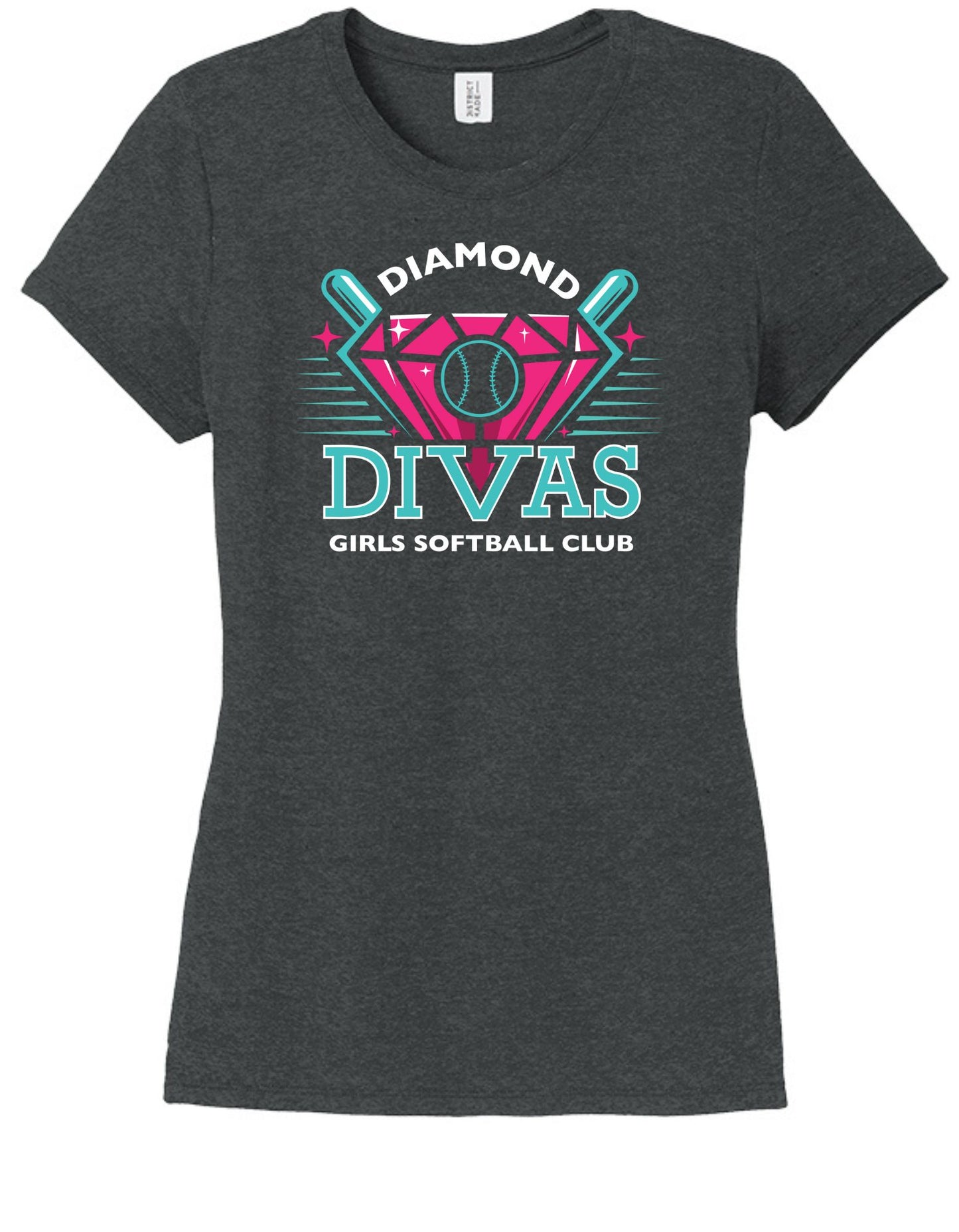 Diamond Divas Ladies Tri-Blend Tee