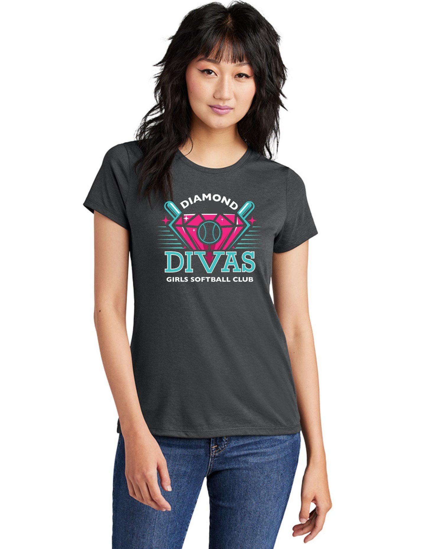 Diamond Divas Ladies Tri-Blend Tee