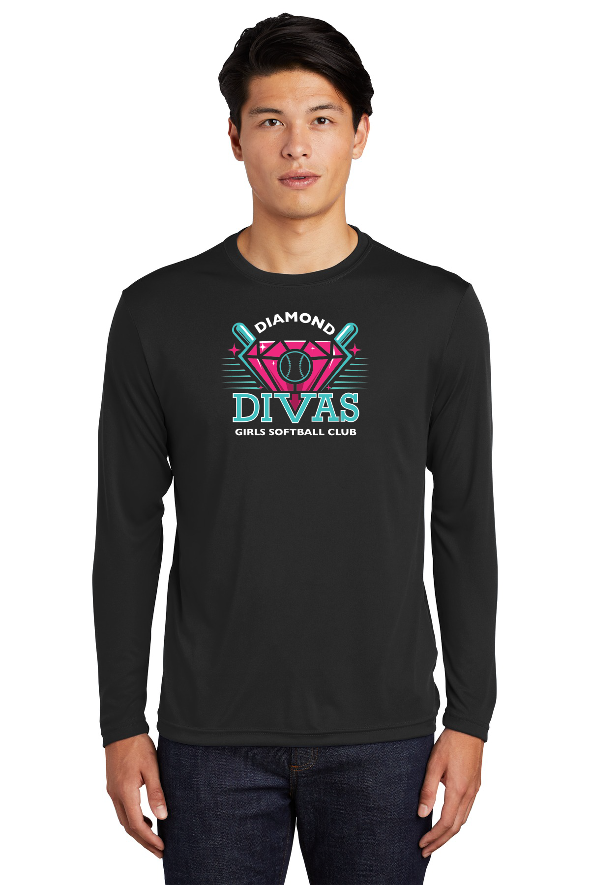 Diamond Divas Long Sleeve PosiCharge® Competitor™ Tee