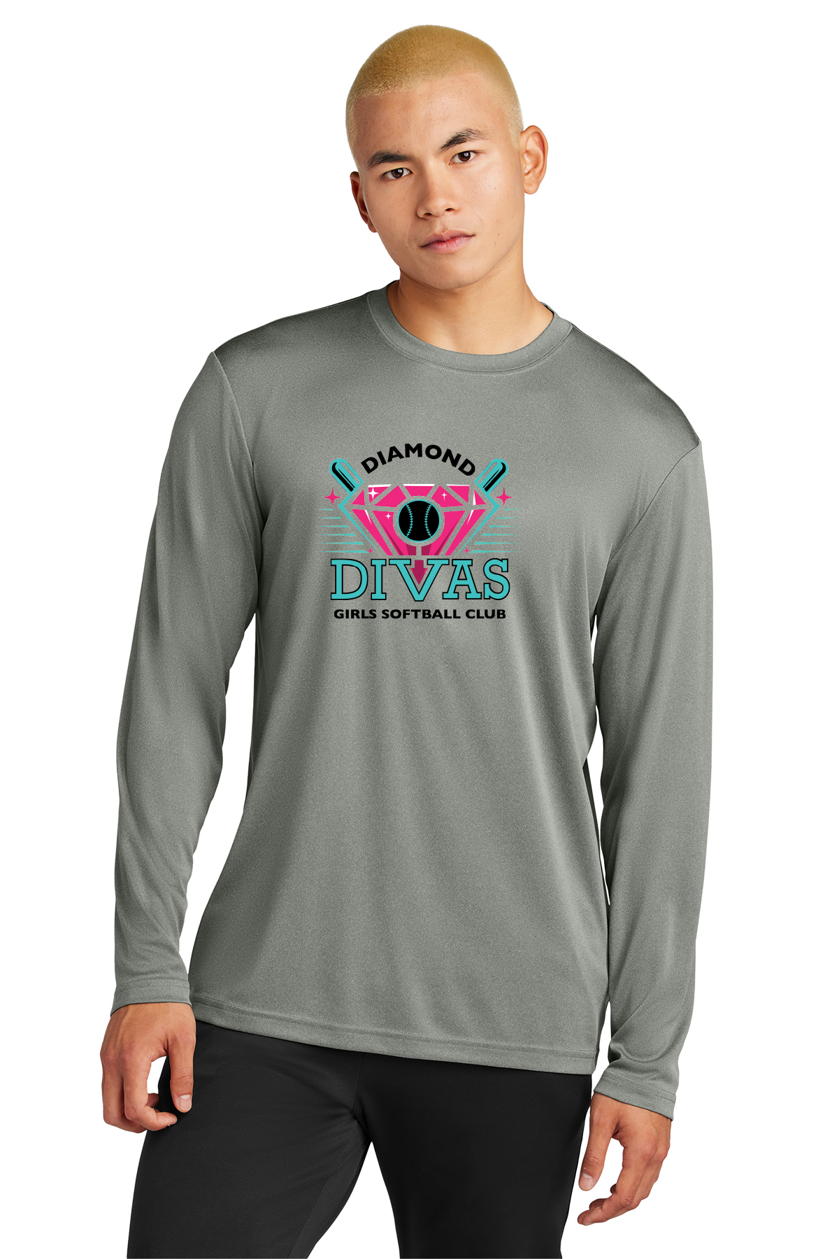 Diamond Divas Long Sleeve PosiCharge® Competitor™ Tee