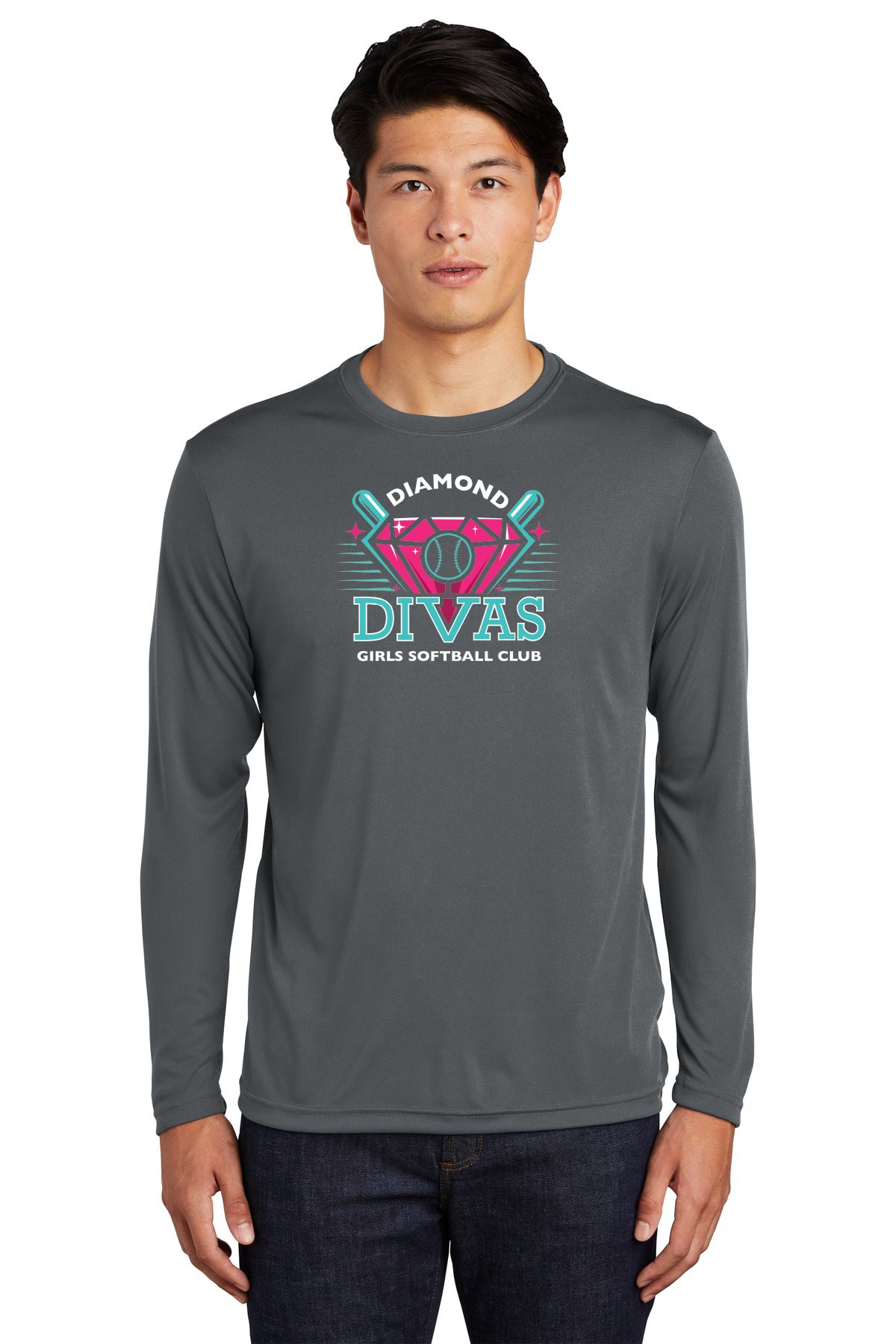 Diamond Divas Long Sleeve PosiCharge® Competitor™ Tee