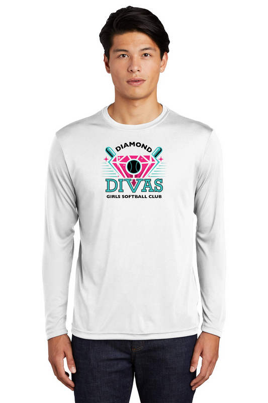 Diamond Divas Long Sleeve PosiCharge® Competitor™ Tee