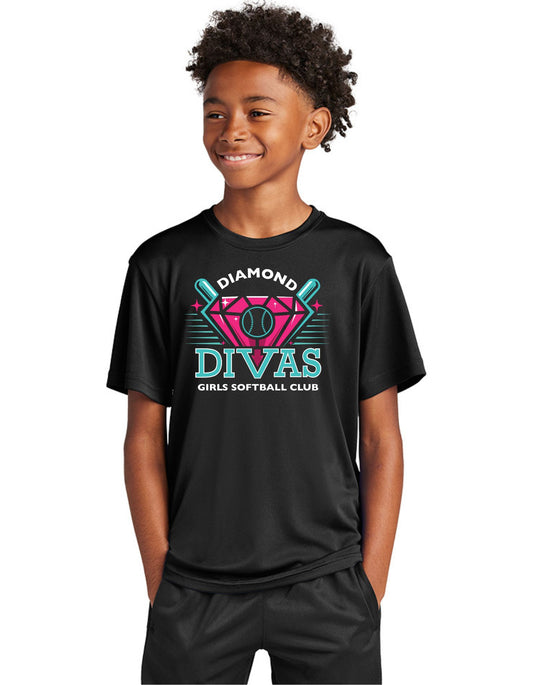 Diamond Divas Youth Polyester Tee